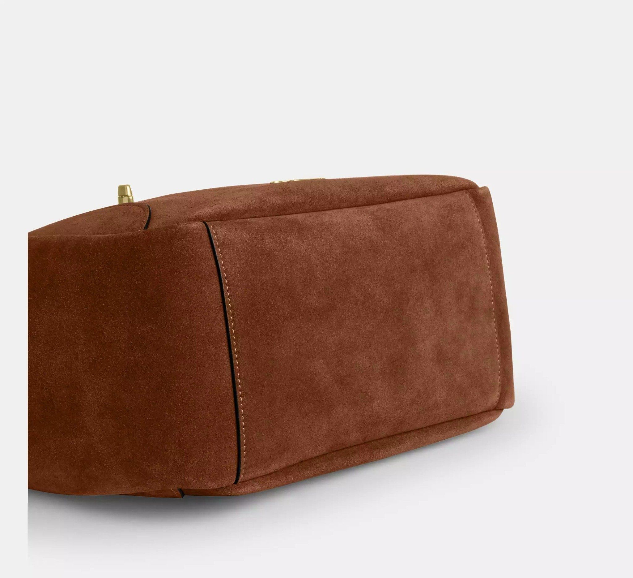 Túi Coach Hadley Turnlock Tote Bag 'Brown' CCC76-IMXAF - Ảnh 6