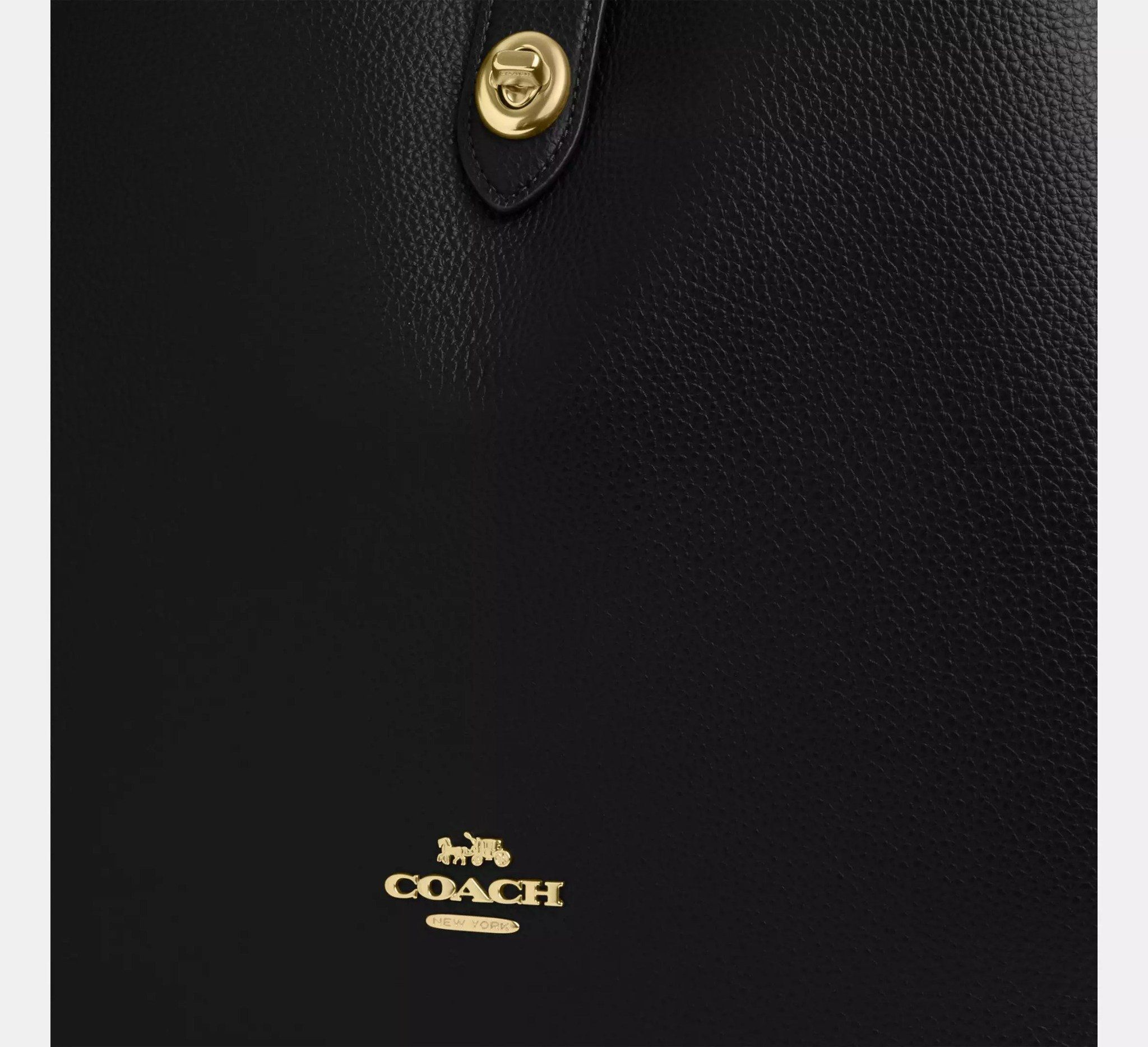 Túi Coach Hadley Large Shoulder Bag 'Black' CCD65-IMBLK - Ảnh 7