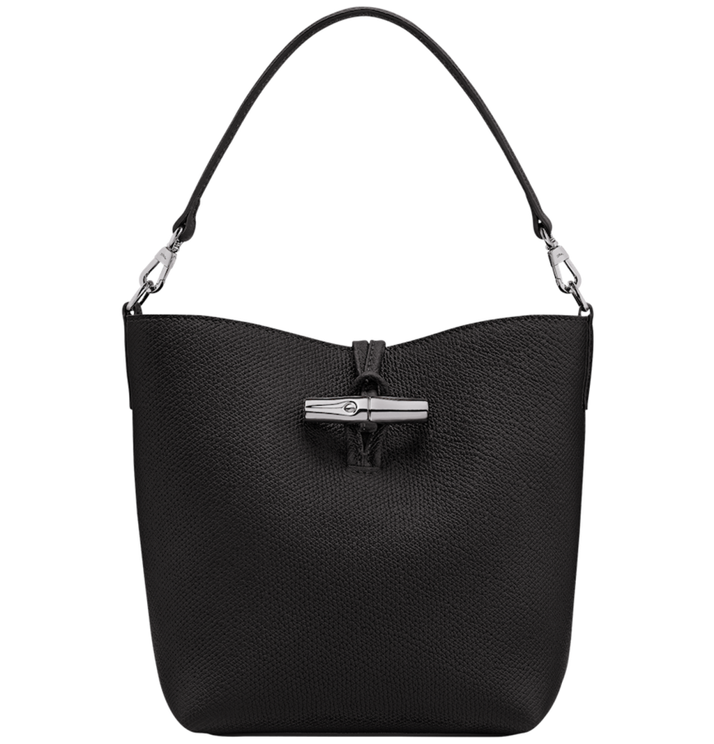 Túi Longchamp Le Roseau XS Bucket Bag 'Black' 10314HFP001
