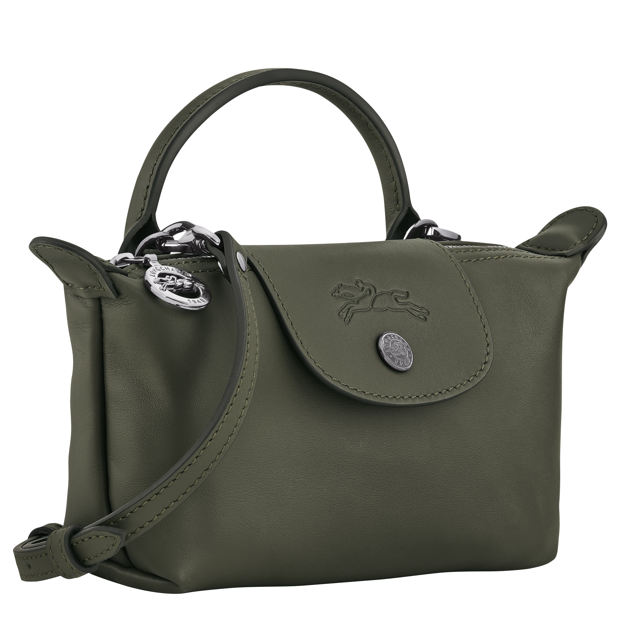 Túi Longchamp Le Pliage Xtra XS Pouch 'Fir' 34205987549 - Ảnh 3