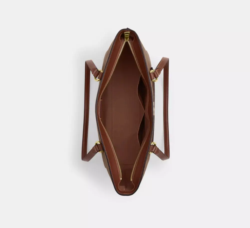 Túi Coach Station Tote Bag 'Brown' CCD69-IMXHE - Ảnh 4
