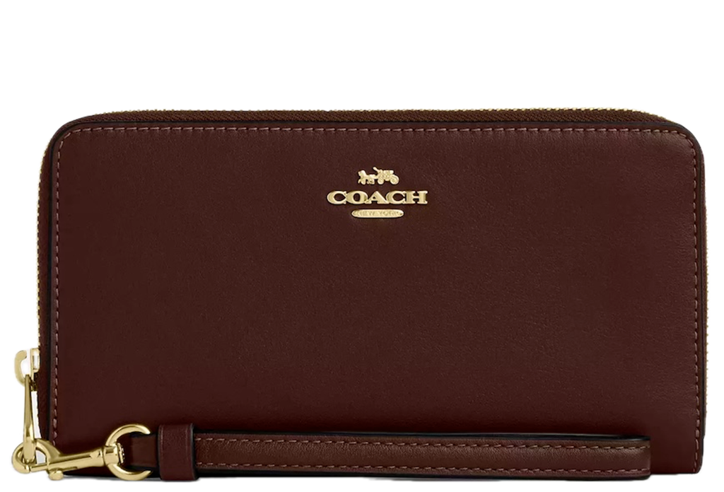 Ví Coach Long Zip Around Wallet 'Maple' CR623-IMMPL
