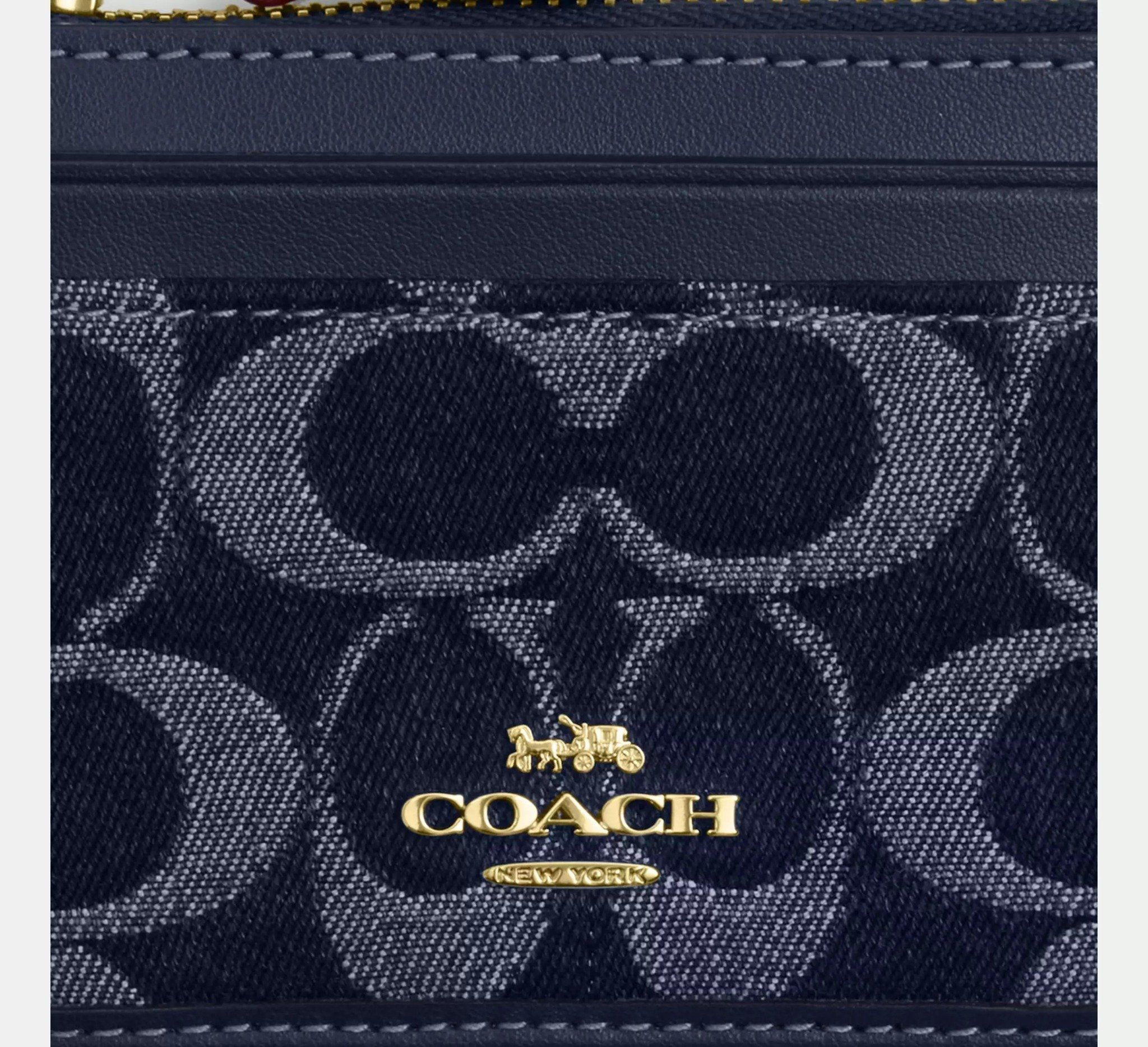 Ví Coach Mini Skinny Id Case 'Denim' CZ464-IMXIA - Ảnh 3