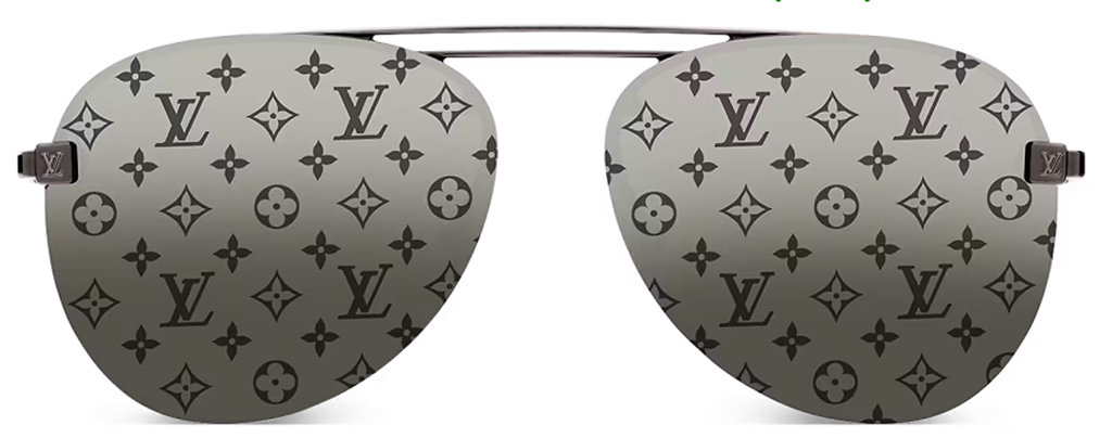 Kính Louis Vuitton Clockwise 'Dark Gun' Z1019E