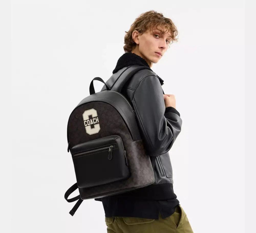 Balo Coach West Backpack 'Walnut' CCF67-QBWAN - Ảnh 3