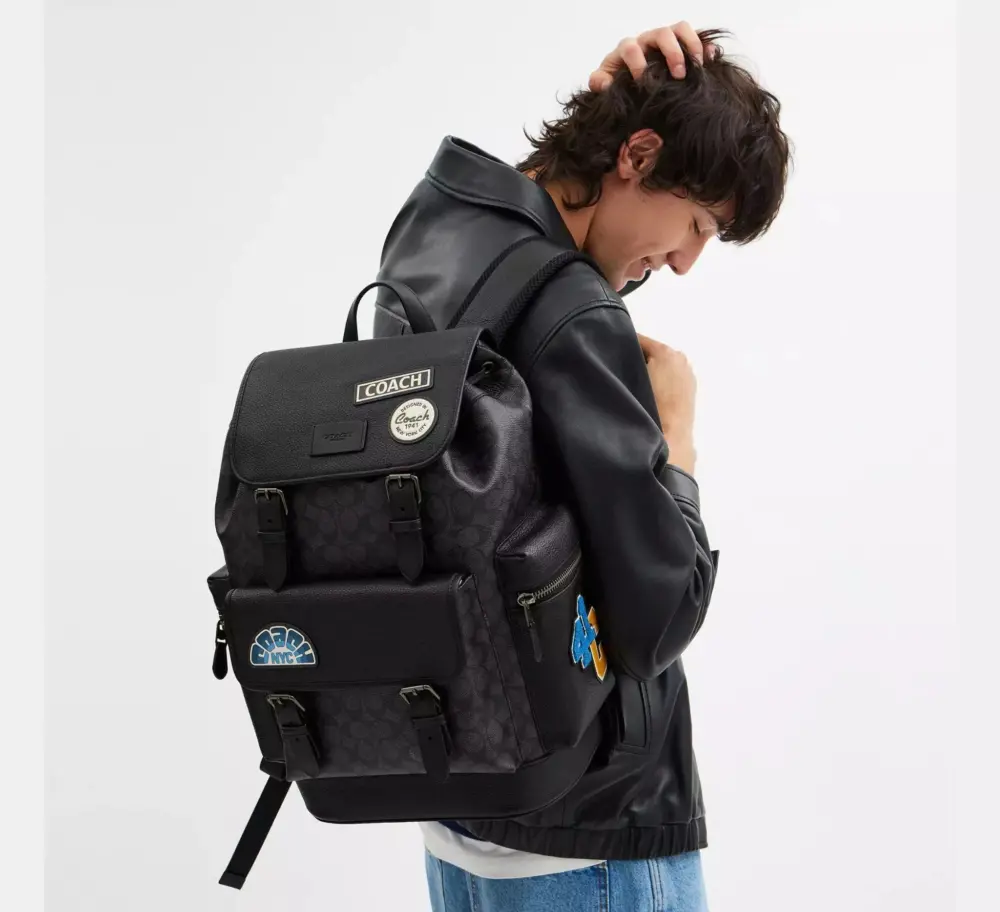 Alternative view of Balo Coach Sprint Backpack 'Black' CY818-QBA5F