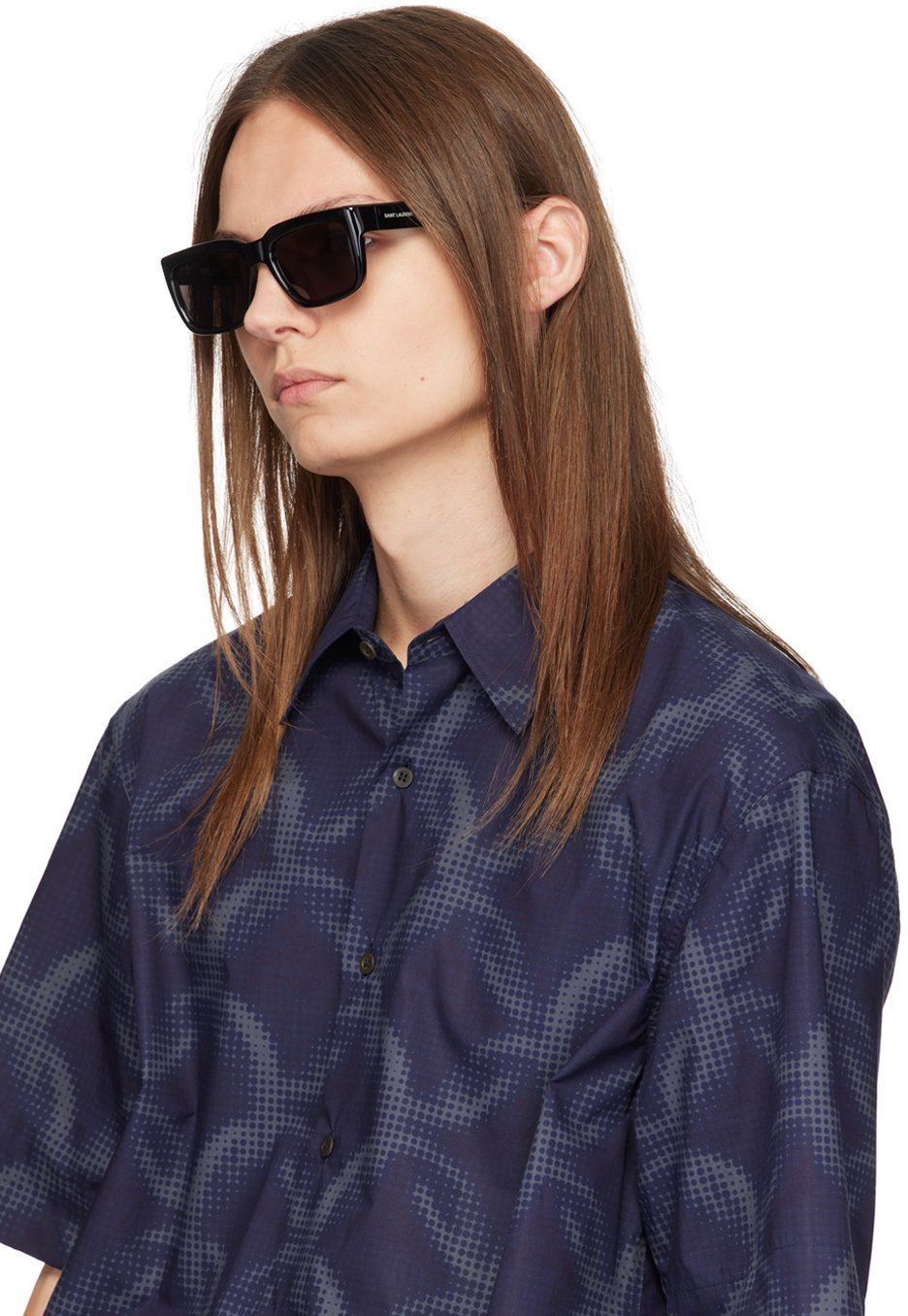 Alternative view of Kính Saint Laurent Sunglasses 'Black' SL615001