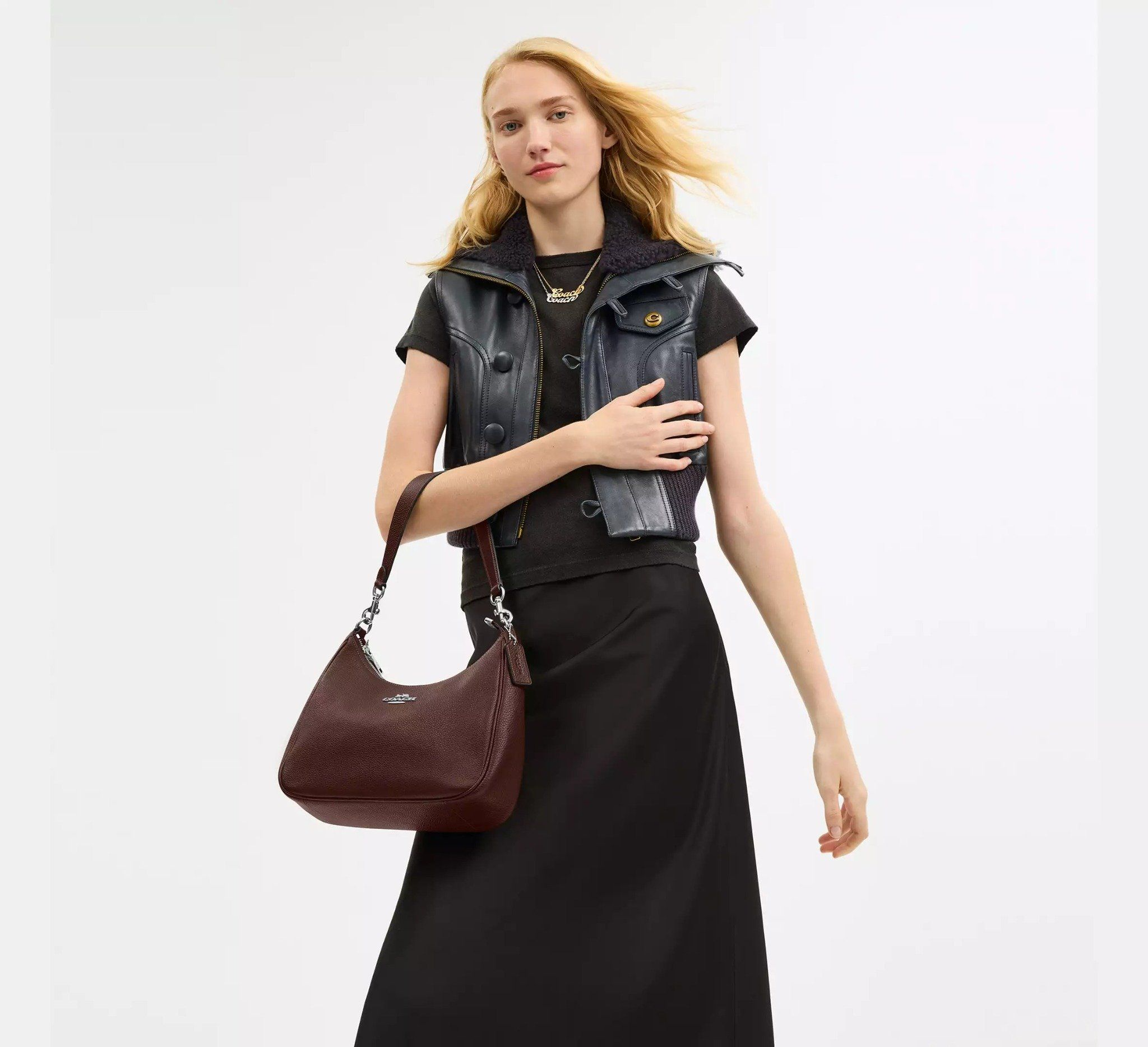 Alternative view of Túi Coach Teri Hobo Bag 'Maple' CV935-SVMPL