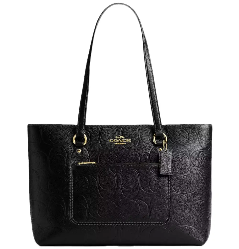 Túi Coach Station Tote Bag 'Black' CCD49-IMBLK
