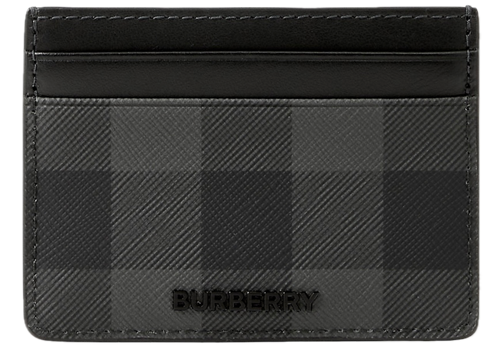 Ví Burberry Check Card Case 'Charcoal' 81122551