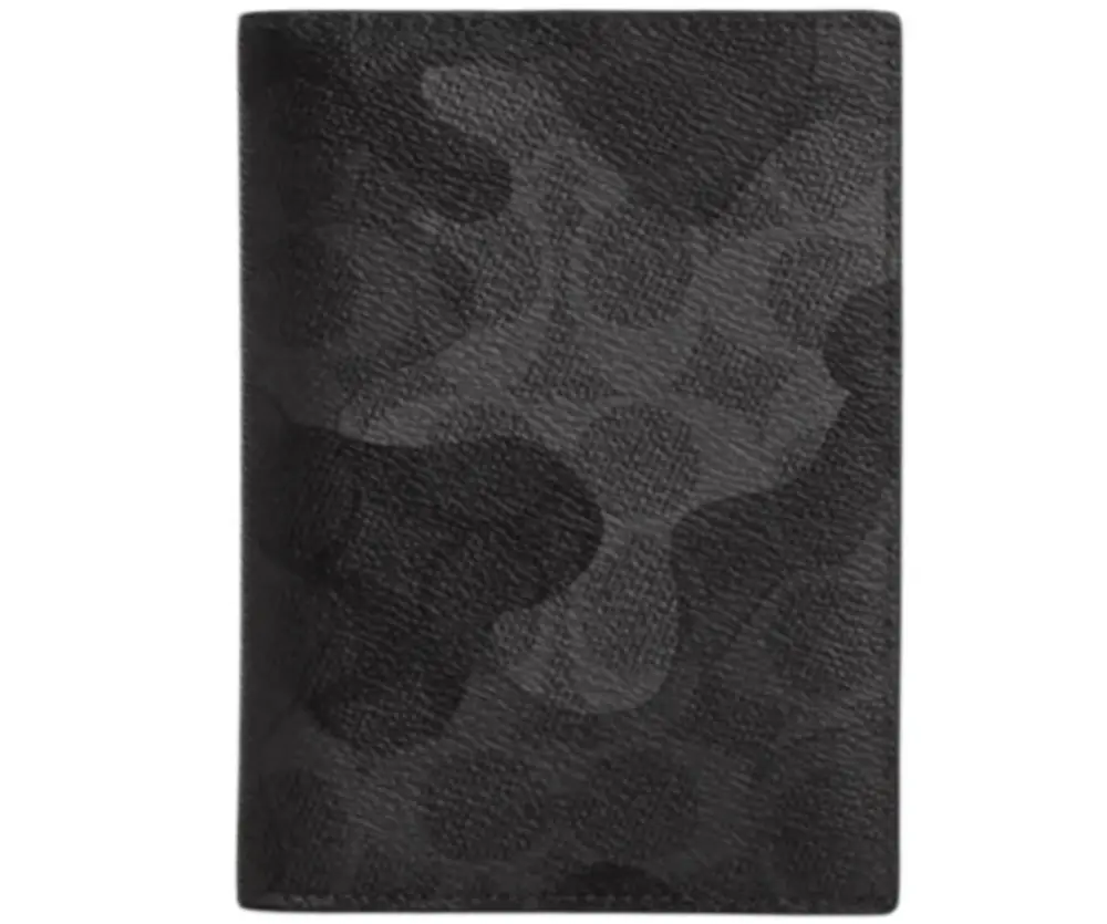 Ví Coach Passport Card Case 'Khaki' CX878-QBGRM