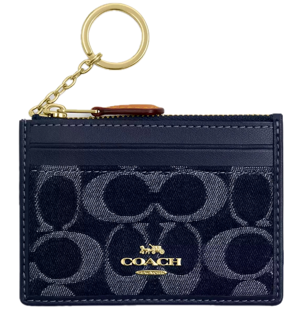 Ví Coach Mini Skinny Id Case 'Denim' CZ464-IMXIA
