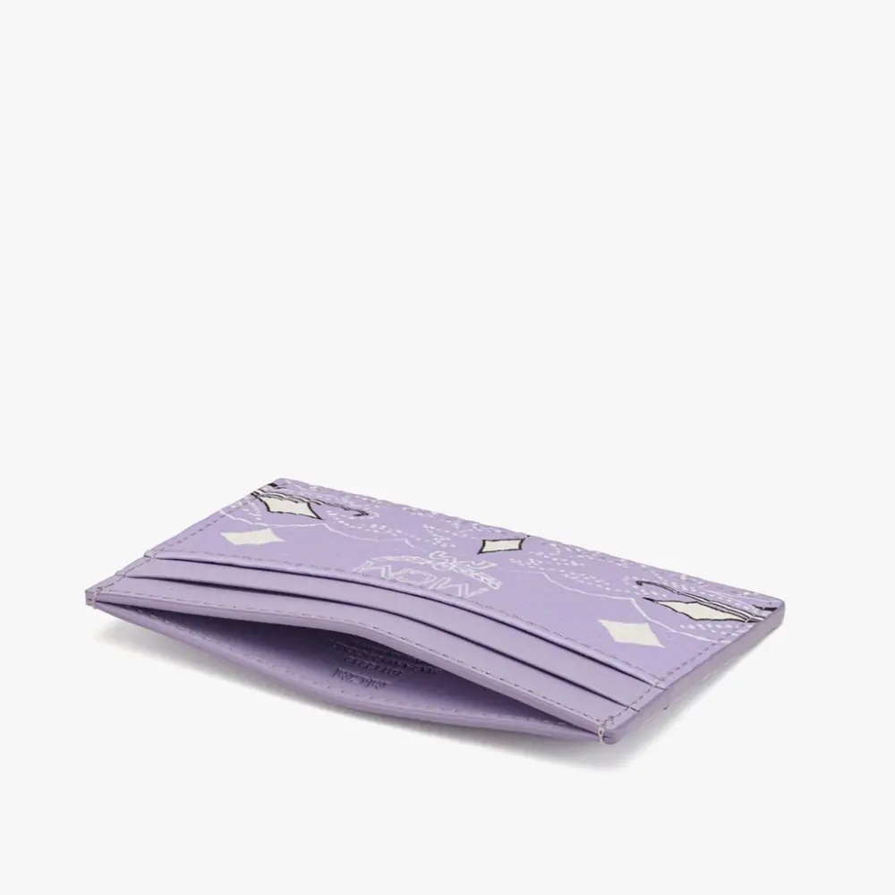 Ví MCM Aren Card Case 'Purple' MXADATA07U9001 - Ảnh 3