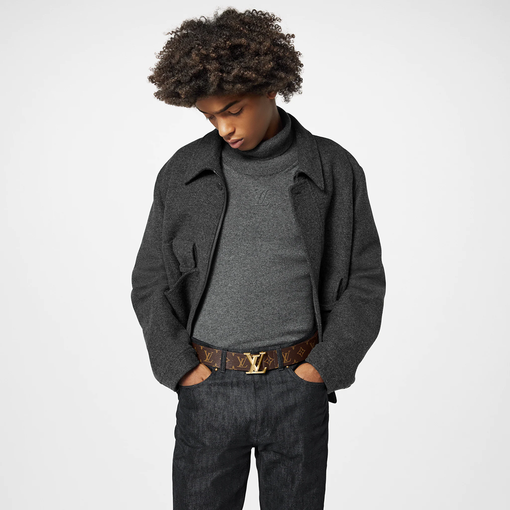 Alternative view of Thắt Lưng Louis Vuitton Nam Pyramide 40mm 'Gold' M0422Q