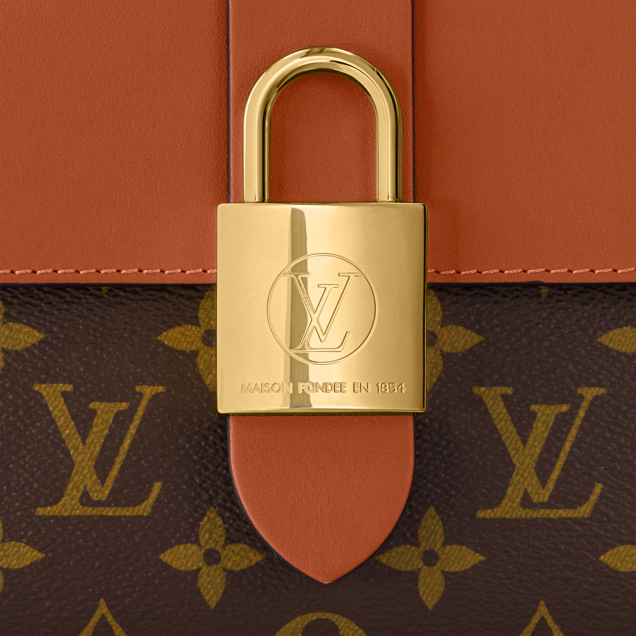 Túi Louis Vuitton Locky BB 'Caramel' M44654 - Ảnh 8
