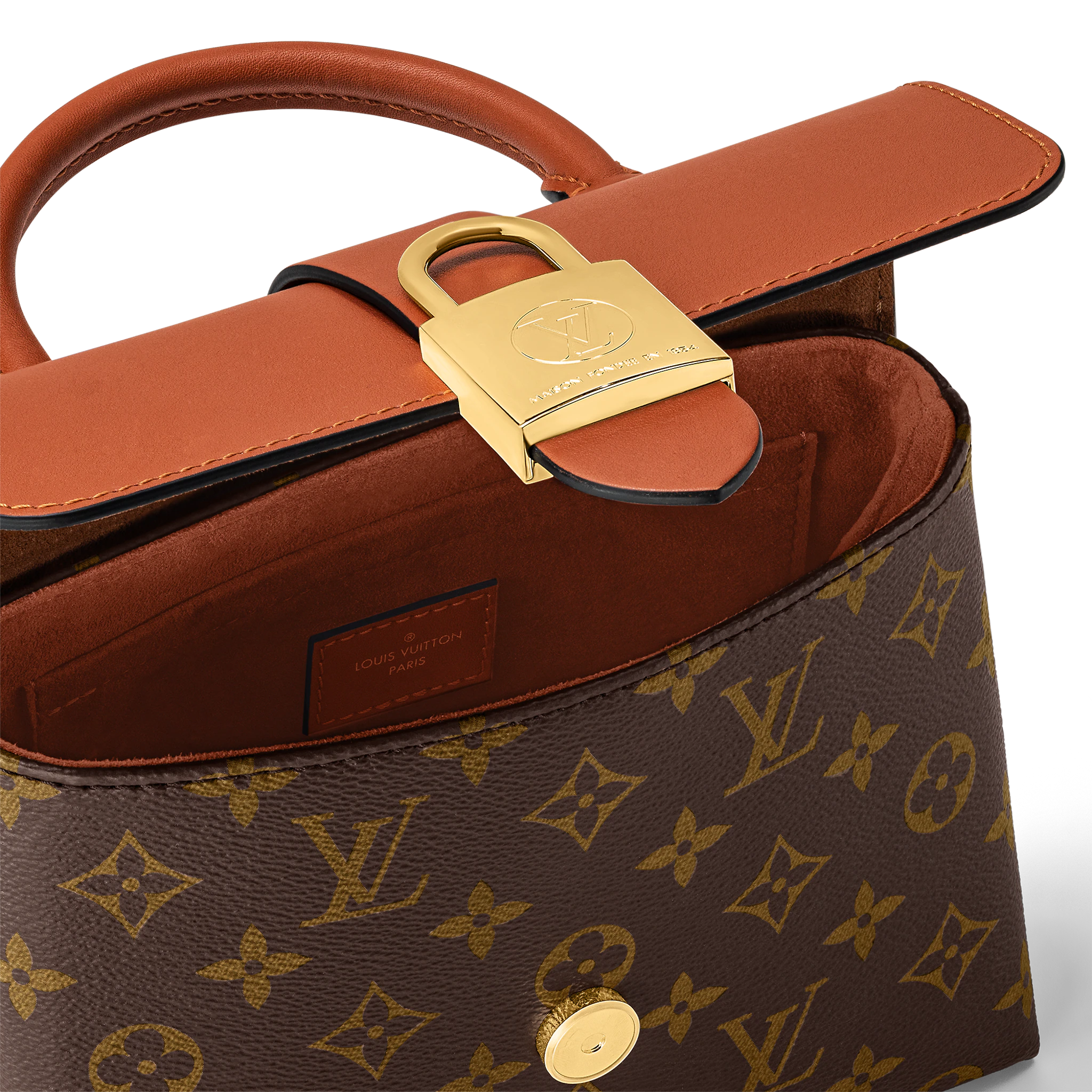 Túi Louis Vuitton Locky BB 'Caramel' M44654 - Ảnh 5