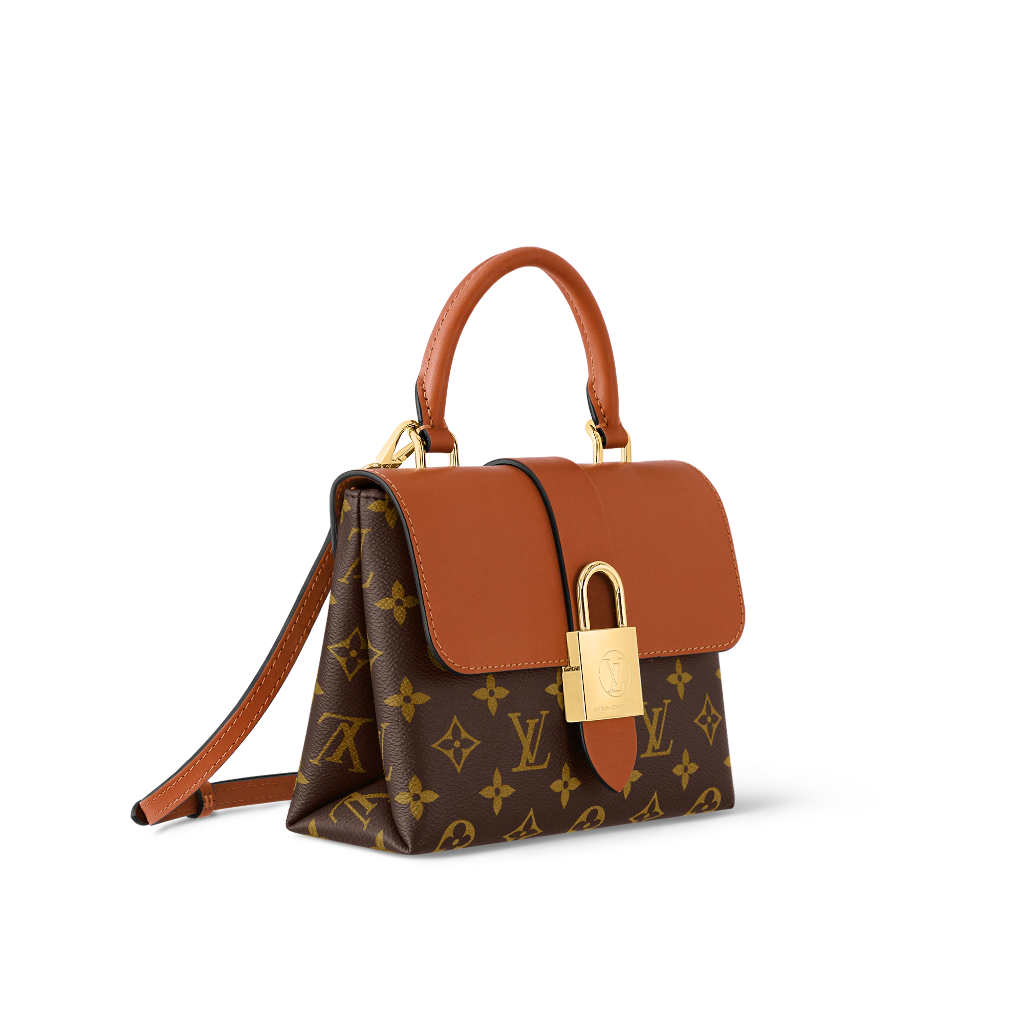 Túi Louis Vuitton Locky BB 'Caramel' M44654 - Ảnh 4