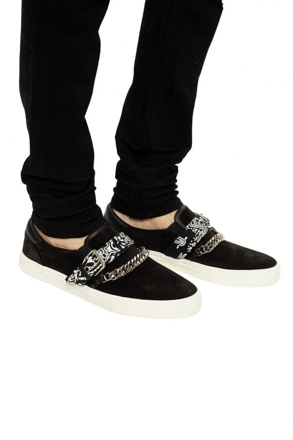 Alternative view of Giày Amiri Black Slip-on Shoes 'Black' Y0F23273SU