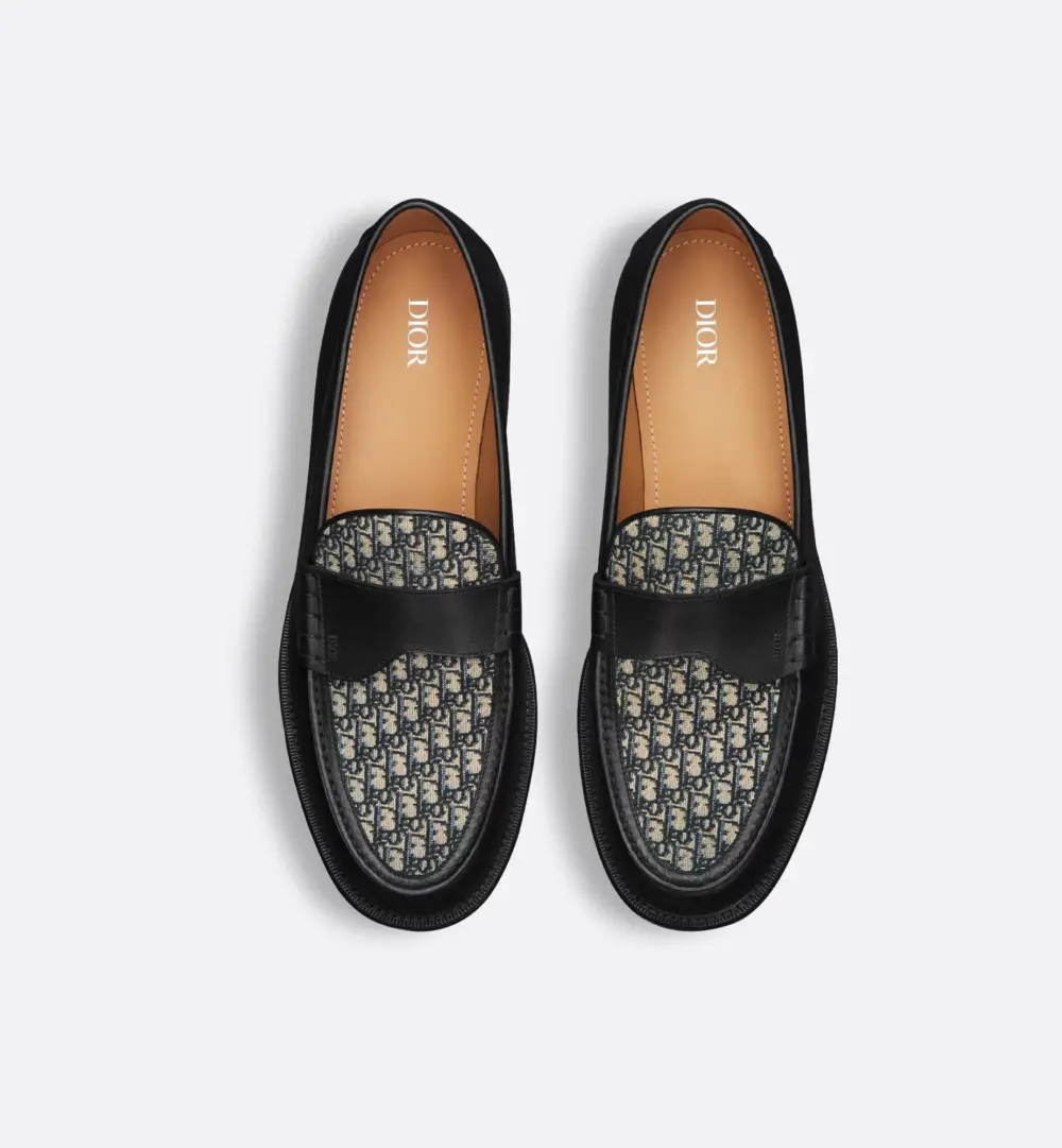 Giày Dior Granville Loafer 'Black' 3LO155ZAS-H900 - Ảnh 3