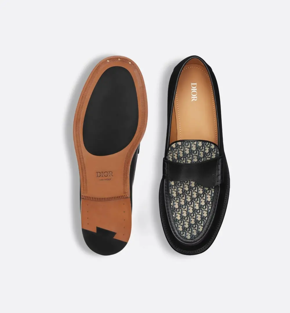 Giày Dior Granville Loafer 'Black' 3LO155ZAS-H900 - Ảnh 5