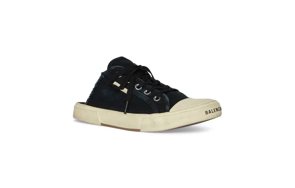 Alternative view of Giày Balenciaga Paris Mule 'Black' 693953W3RC31090
