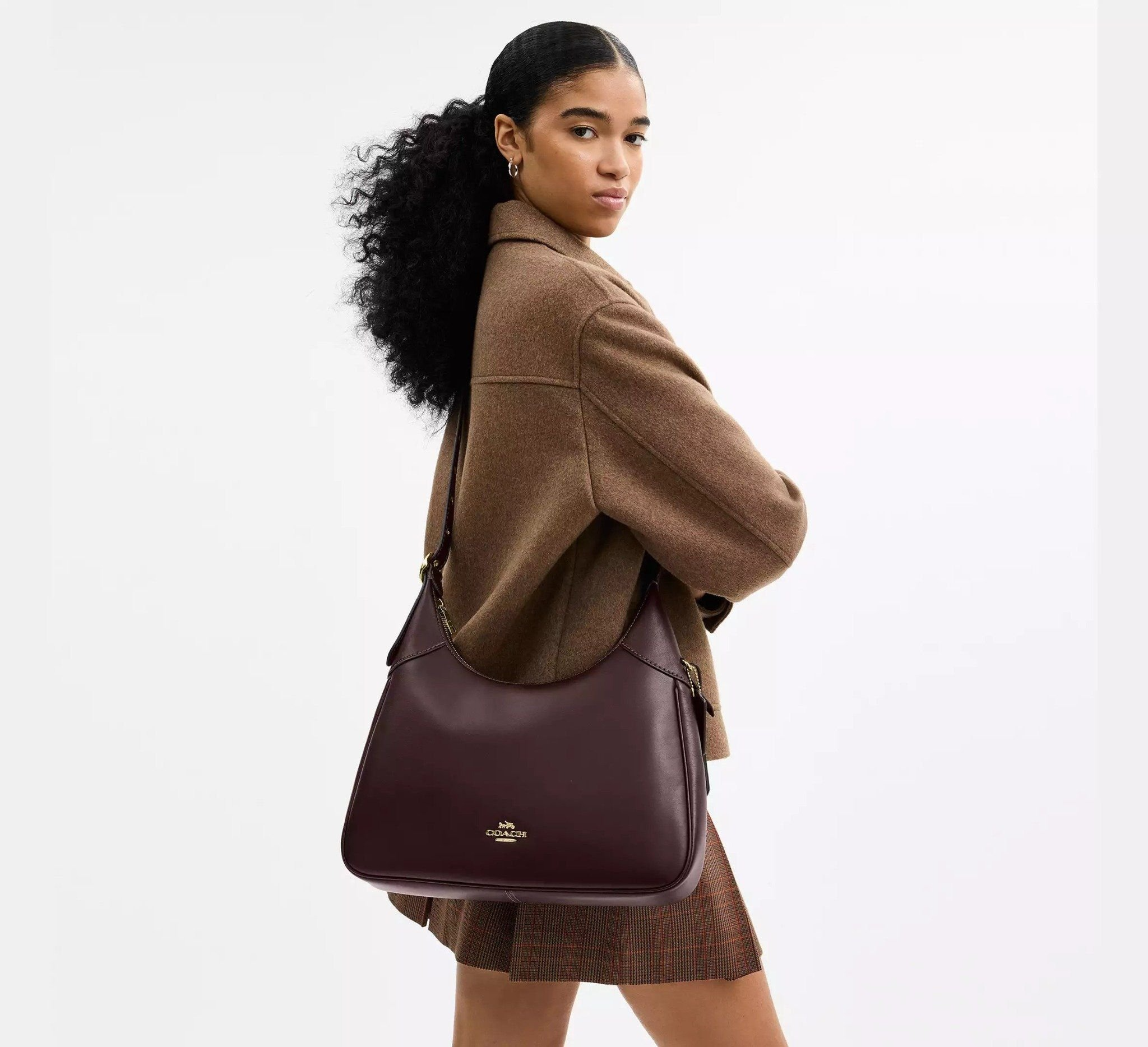 Túi Coach Ella Shoulder Bag 'Espresso' CCE48-IMXAL - Ảnh 2