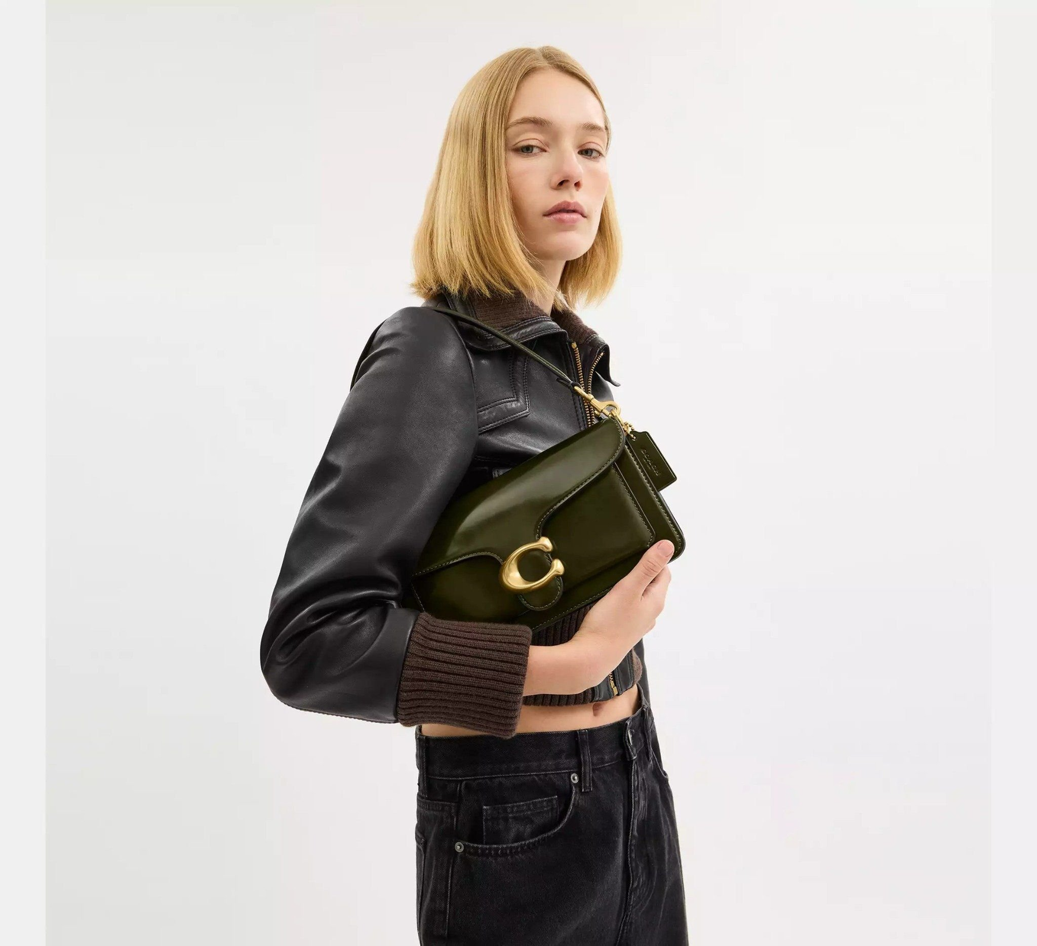 Túi Coach Tabby Shoulder Bag 26 'Olive' CW631-B4OL - Ảnh 3