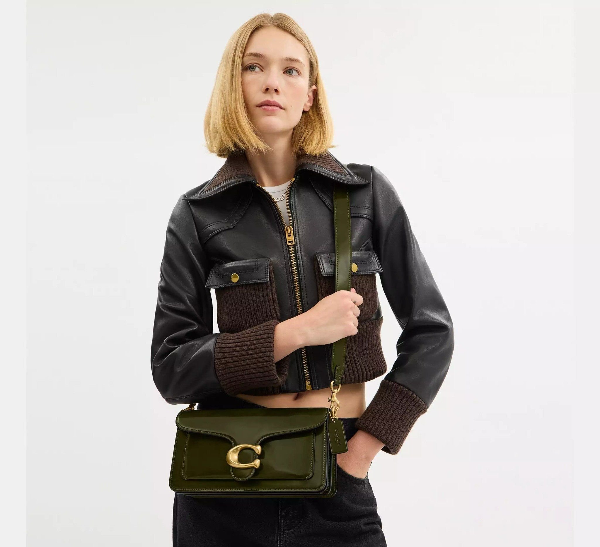 Túi Coach Tabby Shoulder Bag 26 'Olive' CW631-B4OL - Ảnh 2