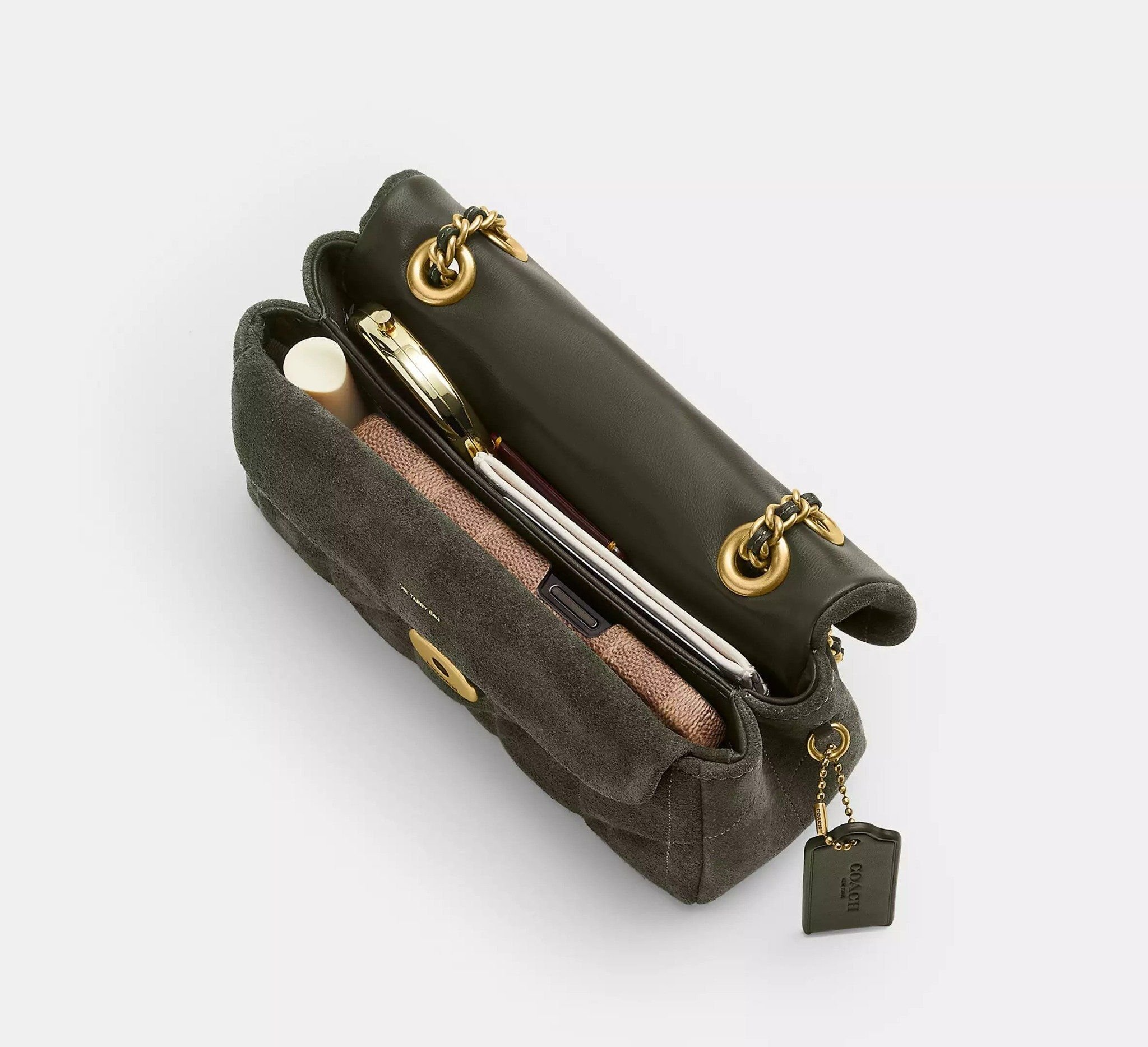 Túi Coach Tabby Shoulder Bag 20 'Olive' CW626-B4OL - Ảnh 7