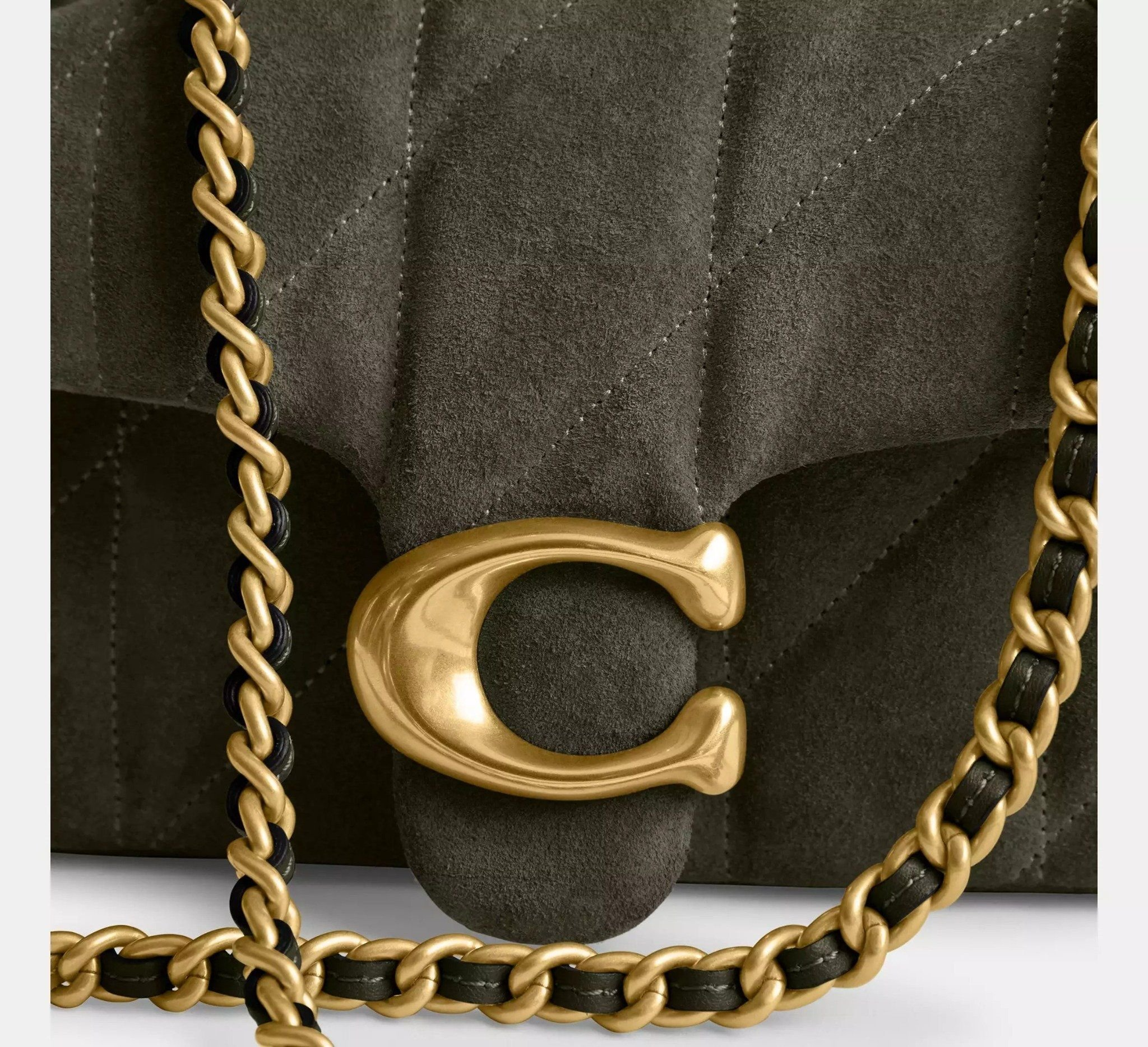 Túi Coach Tabby Shoulder Bag 20 'Olive' CW626-B4OL - Ảnh 9