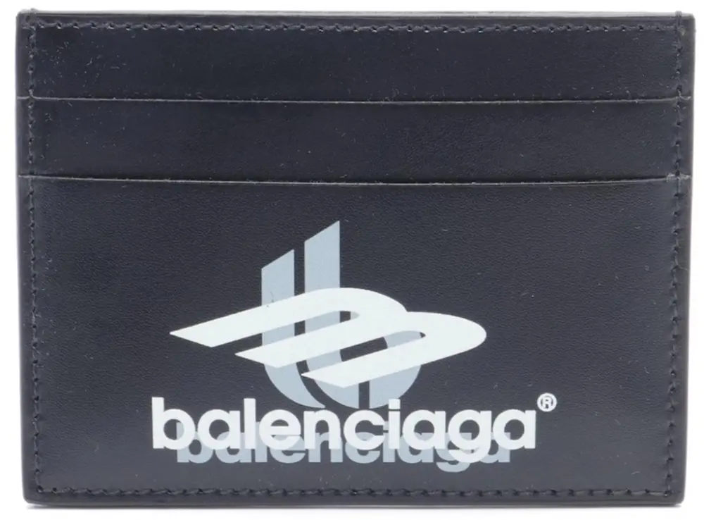 Ví Balenciaga Card Case Leather 'Black' 5943092AAPK1090