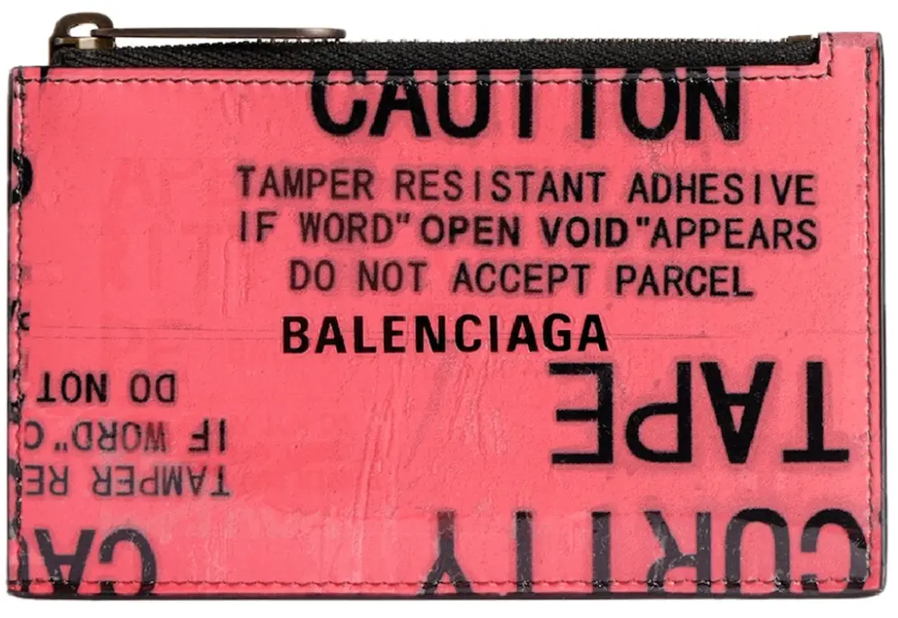 Ví Balenciaga Tape Type Long Coin 'Red' 8354732ABY81065