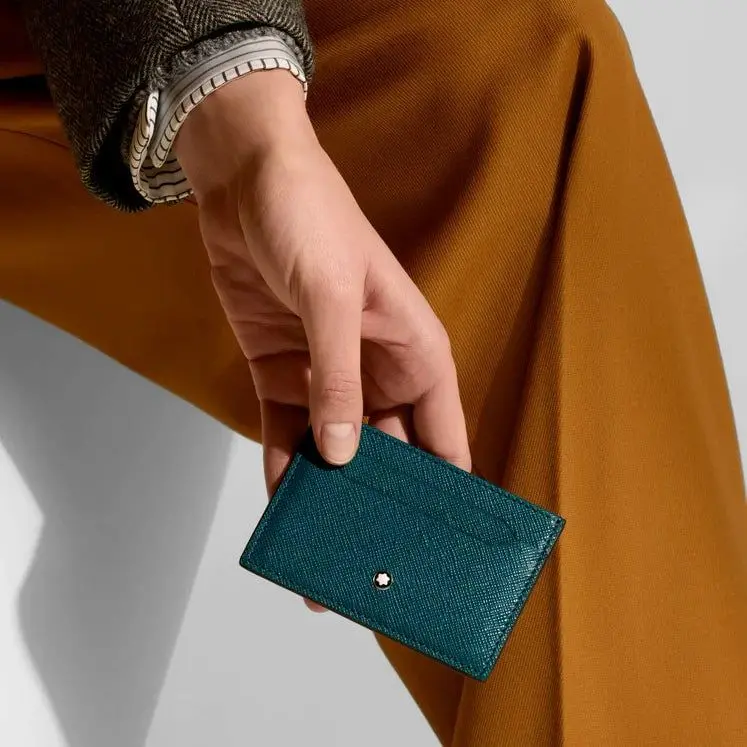 Alternative view of Ví MontBlanc Sartorial Card Holder 5cc Green' 198880