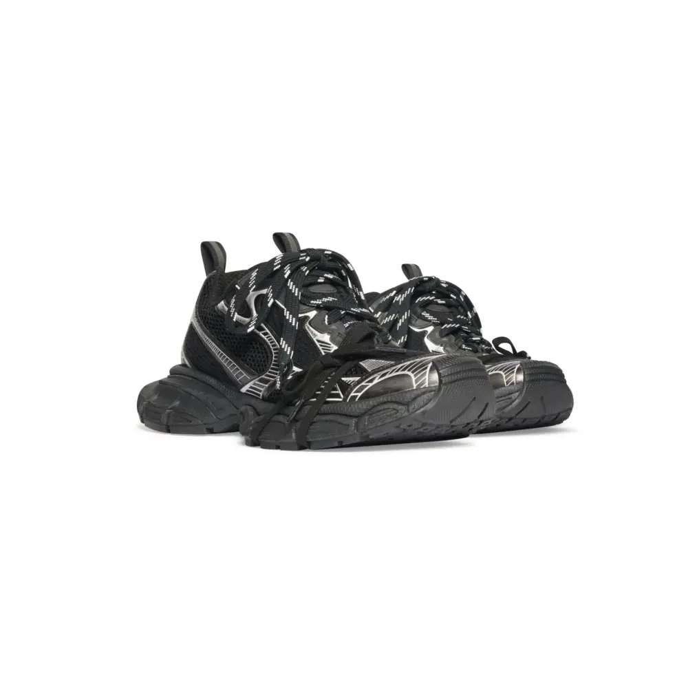 Giày Balenciaga 3XL Trainers 'Black' 734734W3XL11090 - Ảnh 4