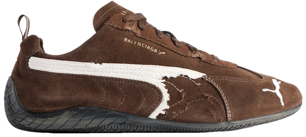Giày Balenciaga Speedcat Suede 'Brown' 847146WSDSD2910