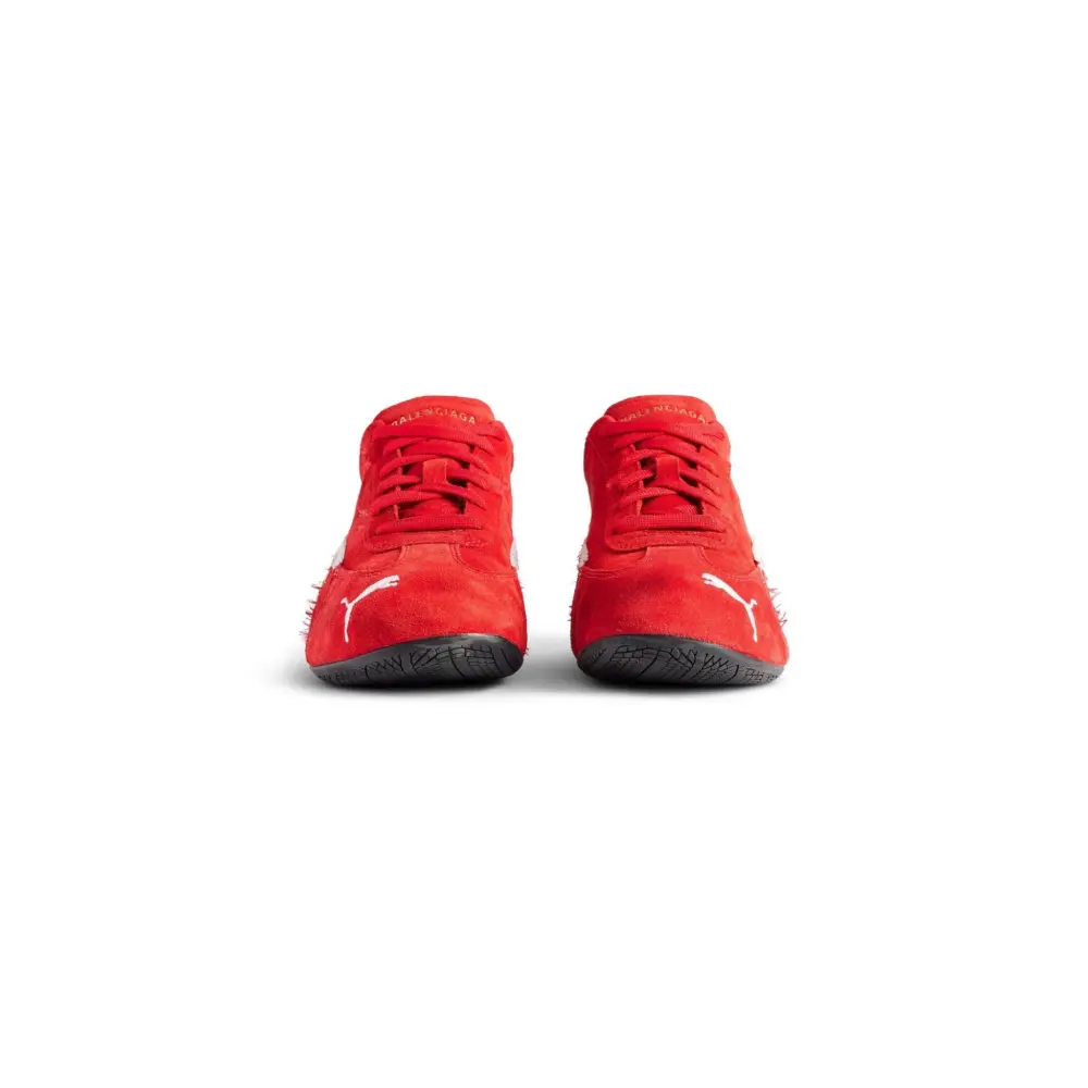Giày Balenciaga Speedcat Suede 'Red' 847146WSDSD6910 - Ảnh 5
