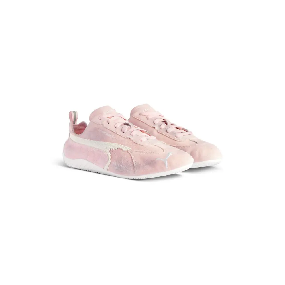 Giày Balenciaga Speedcat Suede 'Pink' 847146WSDSD5090 - Ảnh 4