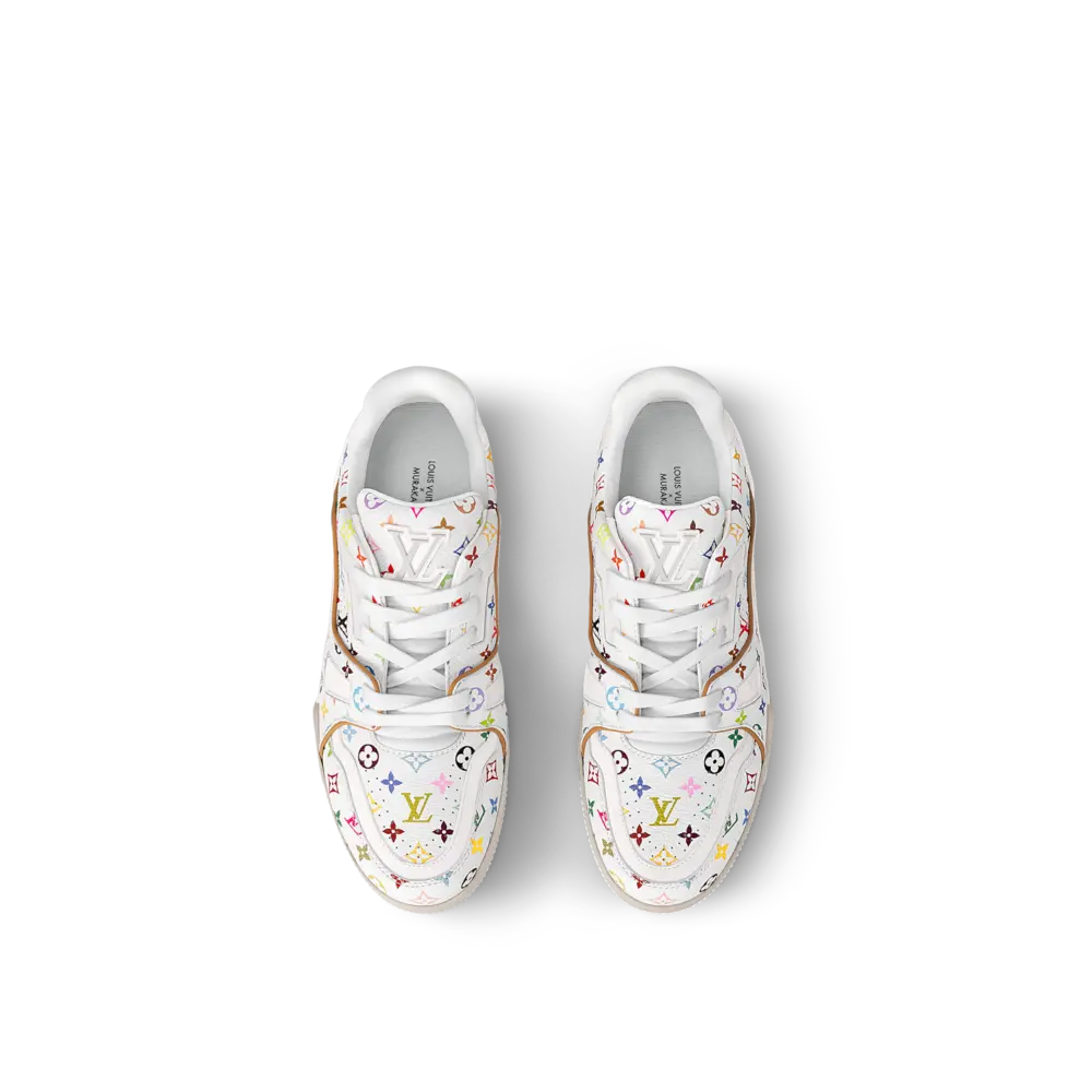 Giày Louis Vuitton LV x TM LV Trainers 'White' 1AGZDN - Ảnh 5