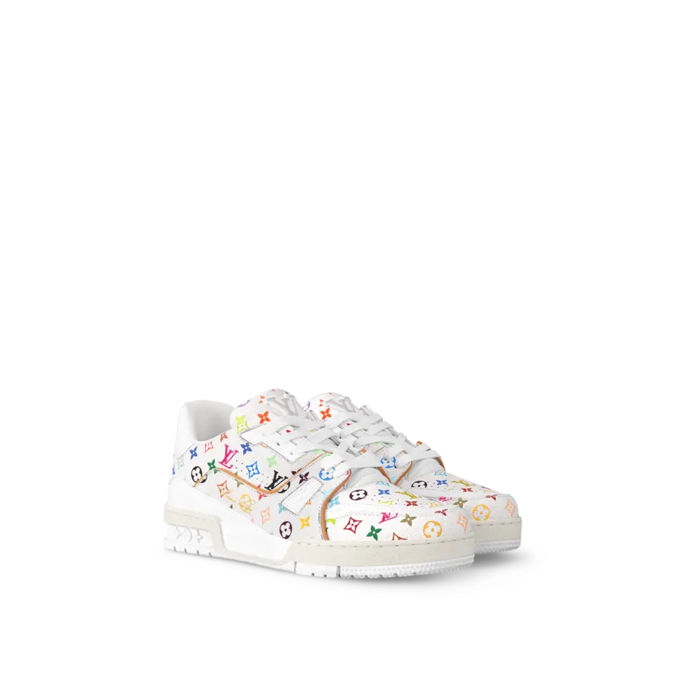 Giày Louis Vuitton LV x TM LV Trainers 'White' 1AGZDN - Ảnh 4