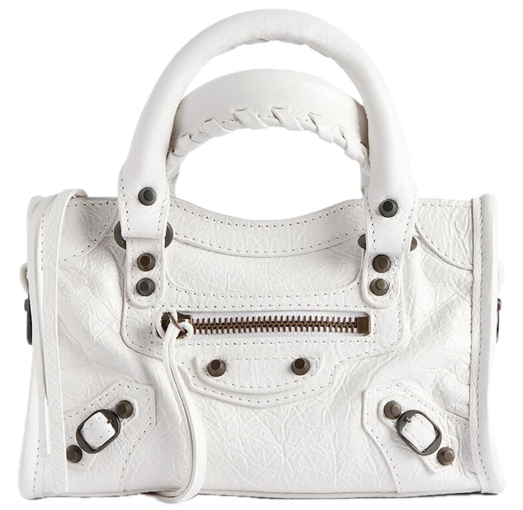 Túi Balenciaga Le City Bag Nano 'White' 8196712ABEK9104