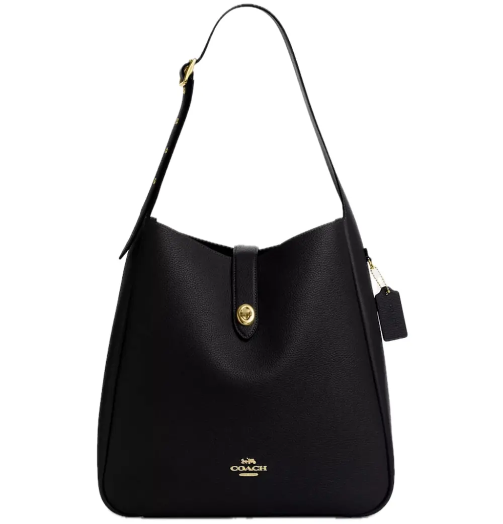 Túi Coach Hadley Large Shoulder Bag 'Black' CCD65-IMBLK