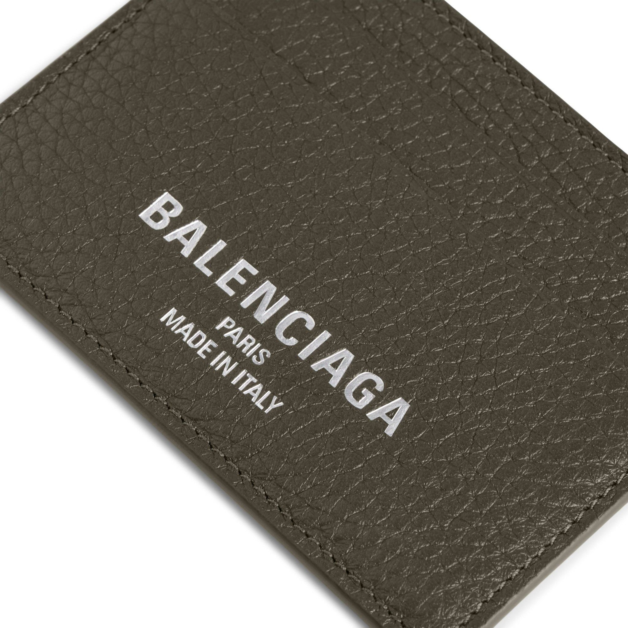 Ví Balenciaga Credit Card Holder 'Khaki' 8066372ABV03503 - Ảnh 4