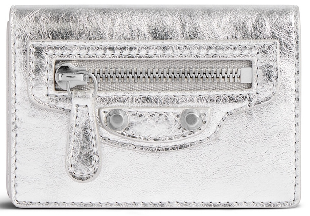 Ví Balenciaga Le City Mini Wallet 'Silver' 8106692ABMY8122
