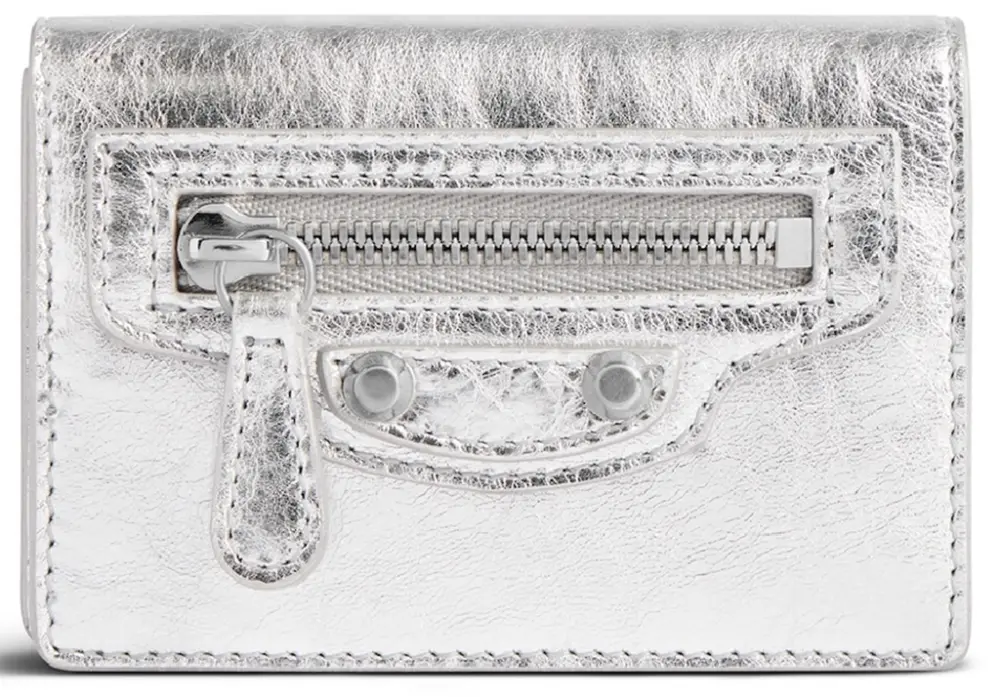 Ví Balenciaga Le City Mini Wallet 'Silver' 8106692ABMY8122