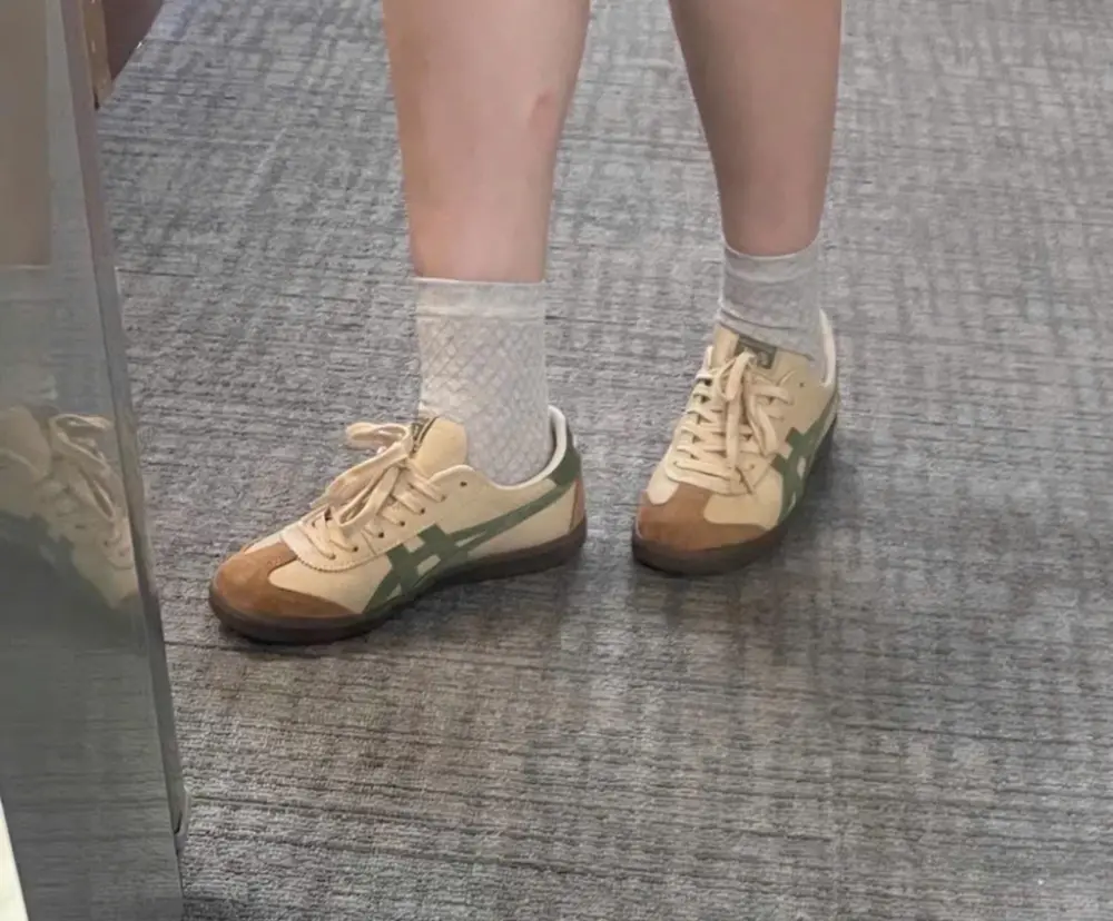 Giày Onitsuka Tiger Tokuten ‘Beige Brown Green’ 1183C129-250 - Ảnh 4