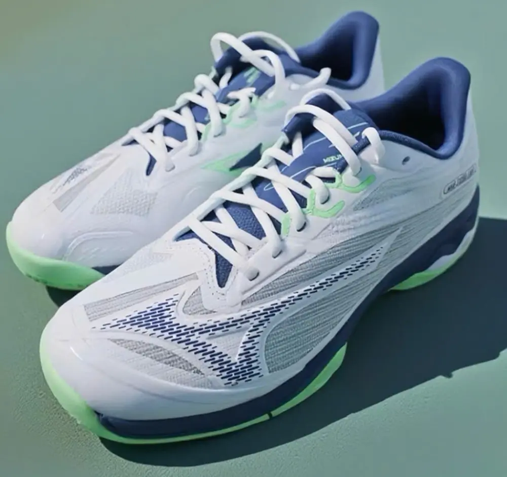 Alternative view of Giày Mizuno Wave Exceed Light 2 AC ‘White Vintage Indigo Mint’ 61GA231837