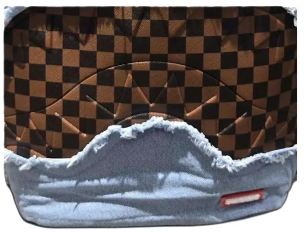 Alternative view of Balo Sprayground Closure Raw Edges Regular 'Blue' W1135720