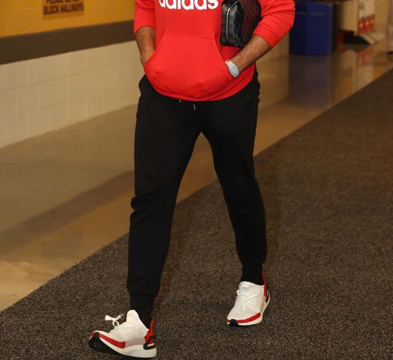 Alternative view of Giày Adidas UltraBoost 19 ‘White Scarlet’ EF1341