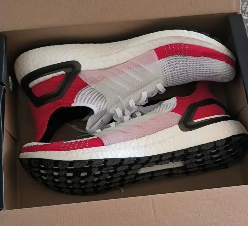 Giày Adidas UltraBoost 19 ‘White Scarlet’ EF1341 - Ảnh 5