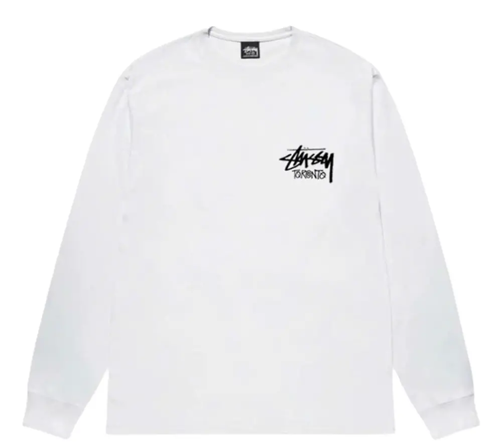 Áo Stussy FW25 Toronto City Limited Edition 'White'
